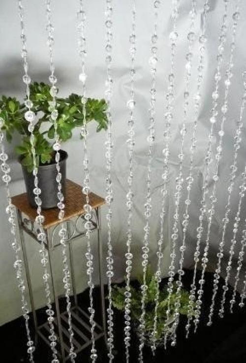 Шторы из бусин своими руками делать очень увлекательно! 09