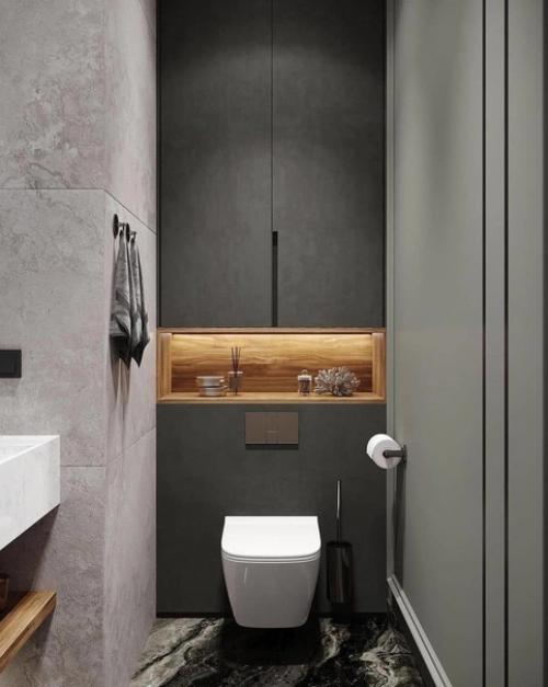 Варианты оформления ванной комнаты. 06