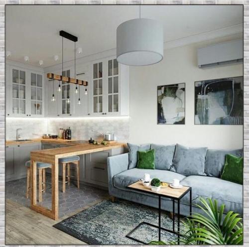 Интерьер кухни - гостиной. 02