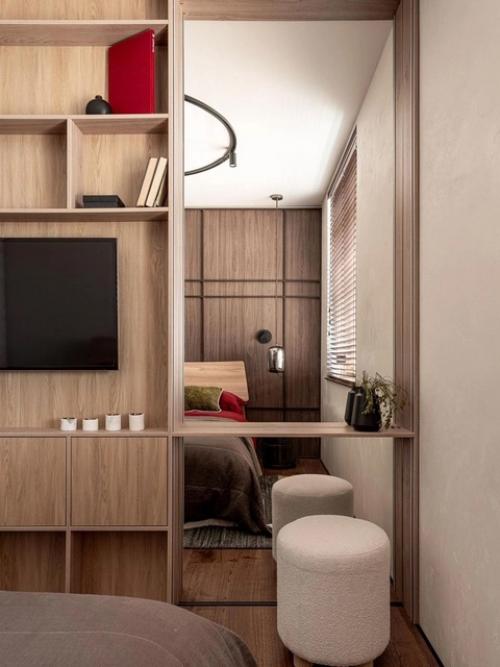 Реализованный интерьер квартиры, площадью 56 кв. 05