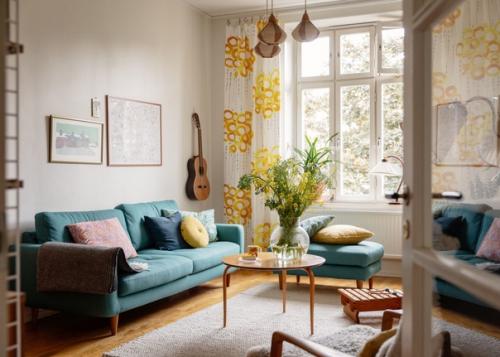 Скандинавская квартира с уютной кухней и яркой прихожей. 02