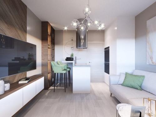 Дизайн - проект студии для молодой пары. 03