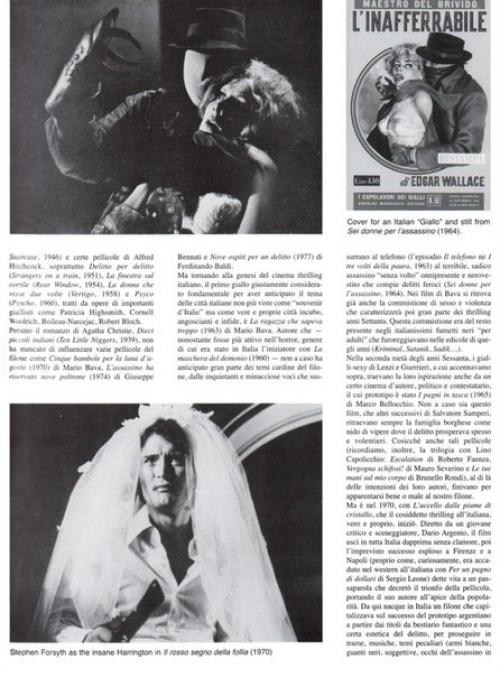 Кровь и черные кружева: гид по джалло, жанру кровавых итальянских триллеров. 05