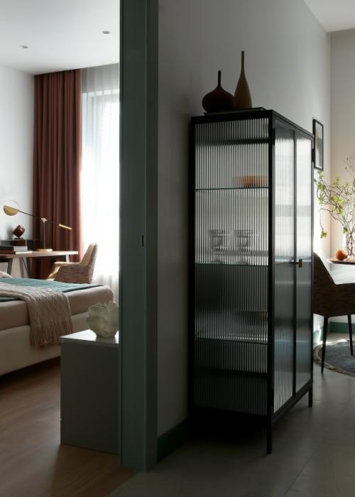 Интерьер однокомнатной квартиры 42 м 2 в ЖК Foriver в Москве. 07