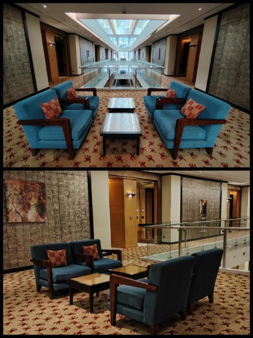 Как обещала, видео - рум - тур по номеру с Магией иллюминатора, вид с балкона утром и вечером, интерьер отеля и кальянной. 04