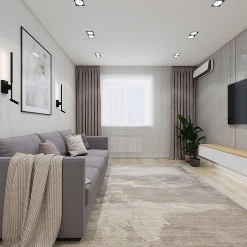 Сделали 2 проекта гостиной. 03