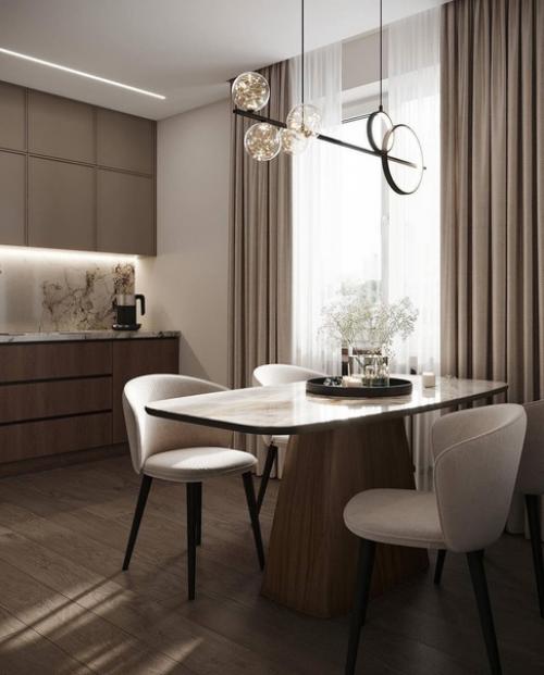 Совмещение кухни с гостиной имеет свои преимущества. 04