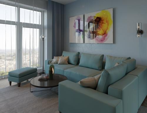 Этот проект гостиной разрабатывала 2 года назад. 03