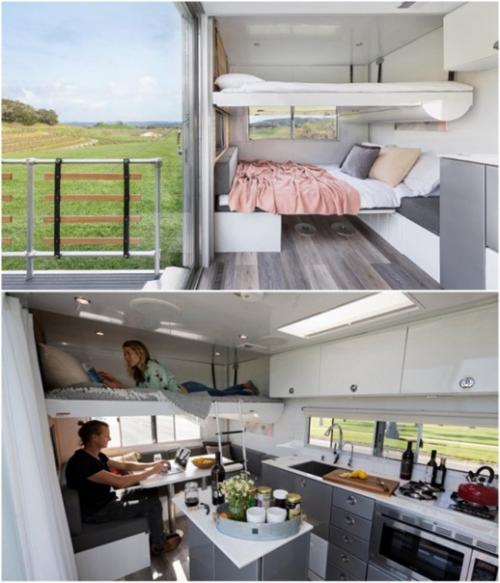 Жилой кемпер - роскошная энергонезависимая квартира в алюминиевом корпусе. 07