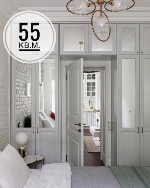 Проект квартиры площадью 55 м 2 от Duga Studio. 03