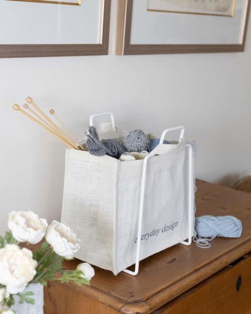 Джутовые сумки финского бренда Everyday Design - универсальный способ хранения в скандинавском интерьере. 01