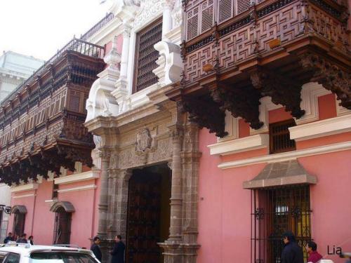 Дворец торре - талье (Palacio de Torre Tagle) - образец стиля севильского барокко в перу. 03