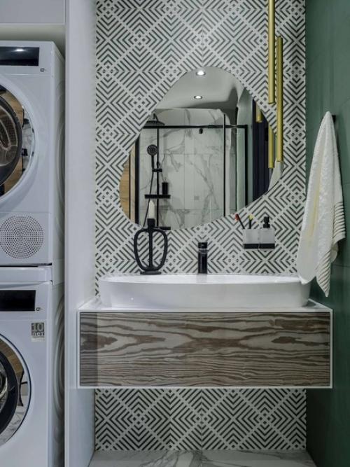 Оригинальная насыщенная палитра в дизайне двухкомнатной квартиры. 07