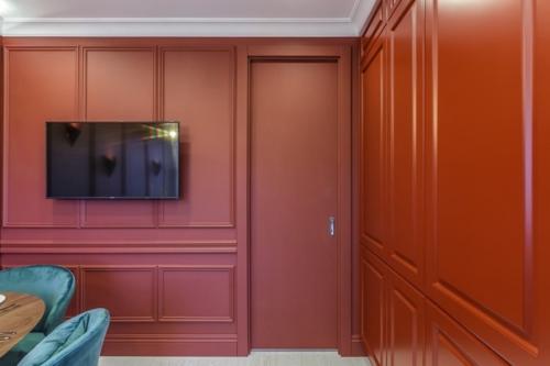 По желанию заказчика кухня должна быть яркой, как сицилийские томаты! 01