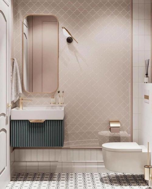 Варианты оформления ванной комнаты. 02