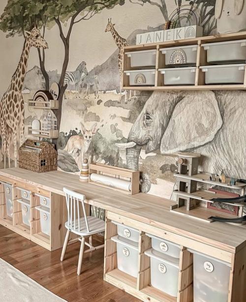 Уютный домик.  Простой способ создать модное сочетание - выкрасить стены в белый цвет и дополнить интерьер деревянными предметами мебели и декора. 01