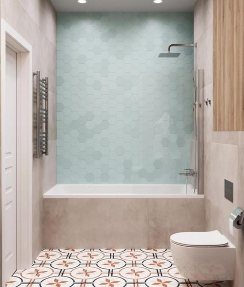 Несколько идей интерьер ванной комнаты. 01