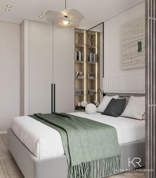 Проект 1-комнатной квартиры 38 м 2 в Санкт-петербурге. 05