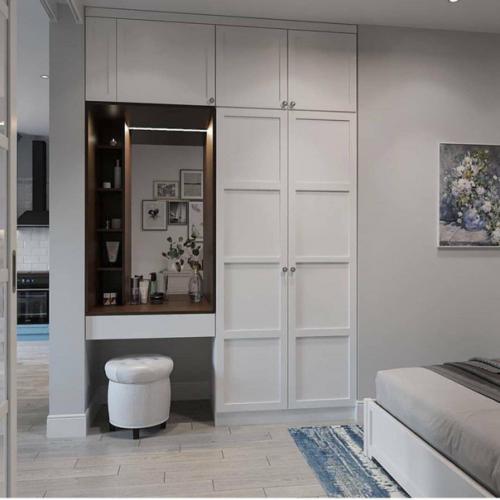 Однокомнатная квартира с очень приятной цветовой гаммой. 07