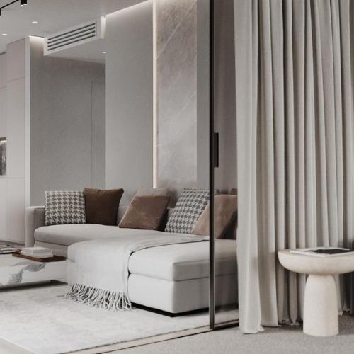 Проект квартиры для молодои пары в ЖК ВТБ арена парк общеи площадью 86 м 2. 04