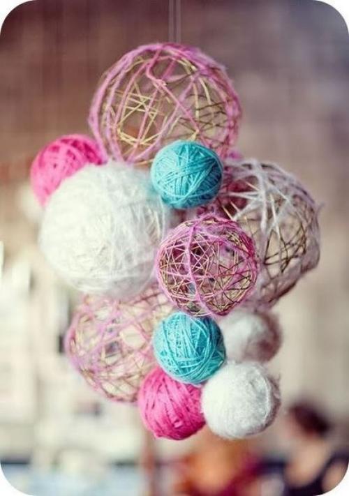 Праздничные шары - паутинки. 04