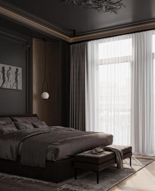 Одна спальня и два варианта цветового оформления. 03