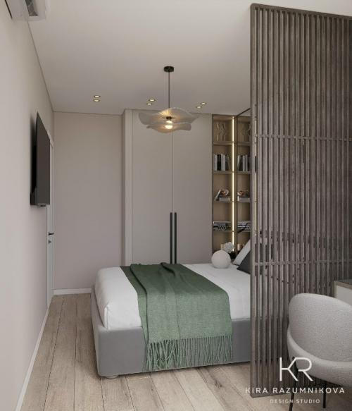 Проект 1-комнатной квартиры 38 м 2 в Санкт-петербурге. 06