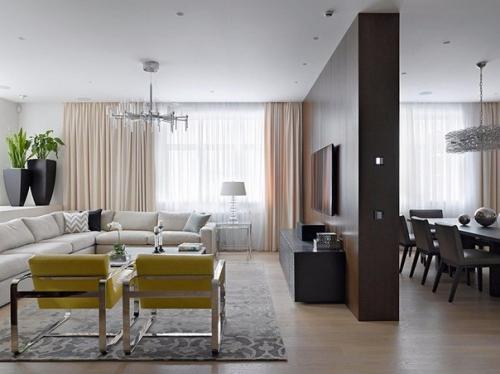 Современный лофт для семьи с тремя детьми. 01