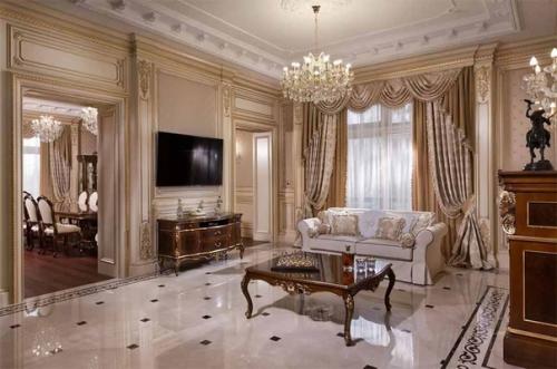 Оформление комнаты в классическом направлении будет актуально во все времена. 02