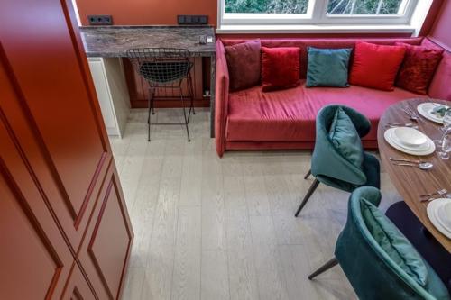 По желанию заказчика кухня должна быть яркой, как сицилийские томаты! 03