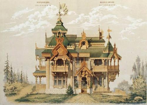 Русское деревянное зодчество. 02