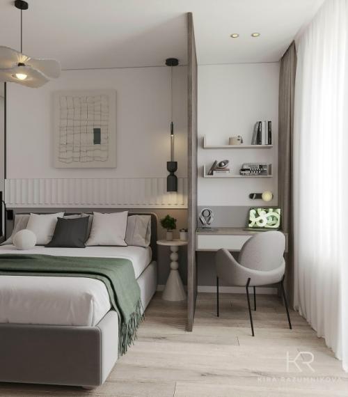 Проект 1-комнатной квартиры 38 м 2 в Санкт-петербурге. 04