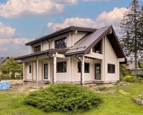 Современный дом из клееного бруса Эстония Локса 180 м 2 от СК Archiline из каталога Archiline Wooden Houses. 07