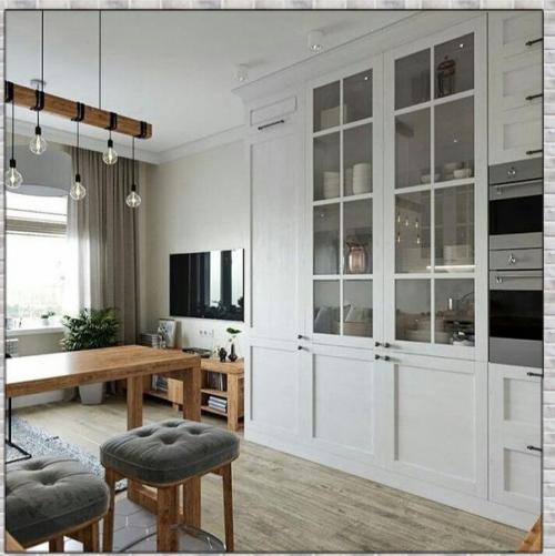 Интерьер кухни - гостиной. 04