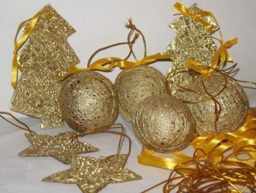 Праздничные шары - паутинки. 05