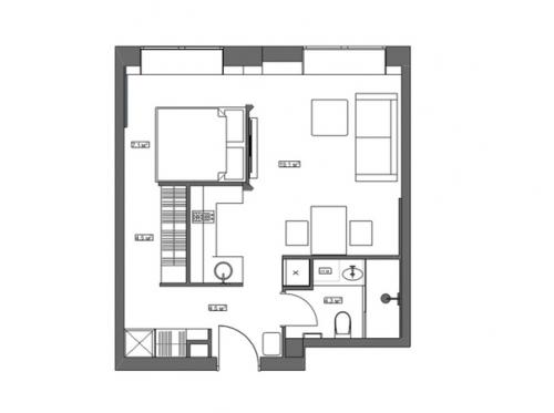 Интерьер квартиры почти 40 кв. 09