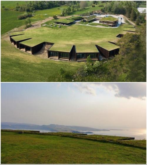 Эко - отель, замаскированный под травянистый ландшафт. 02 Эко - отель, замаскированный под травянистый ландшафт. 02