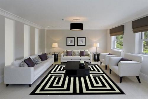 Орнамент меандр в интерьере. 06