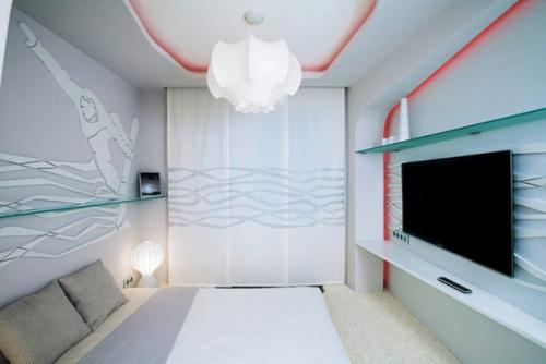 Дизайн небольшой 9-метровой спальни. 01