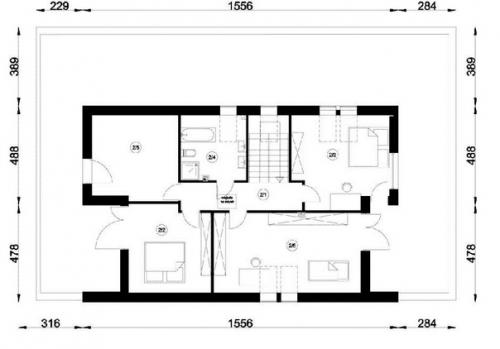 Интересный польский дом - это предложение комфортного семейного дома. 02