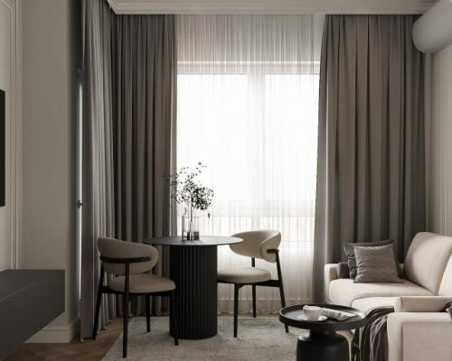 Проект 1-комнатной квартиры 38 м 2 в ЖК вереск в Москве. 01