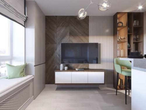 Дизайн - проект студии для молодой пары. 02