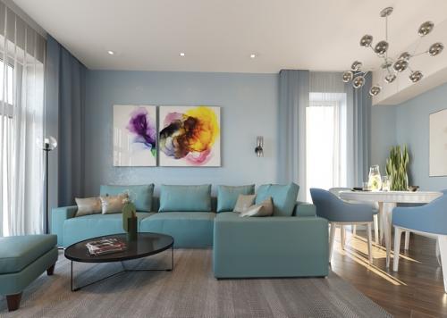 Этот проект гостиной разрабатывала 2 года назад. 01