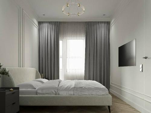 Проект 1-комнатной квартиры 38 м 2 в ЖК вереск в Москве. 07