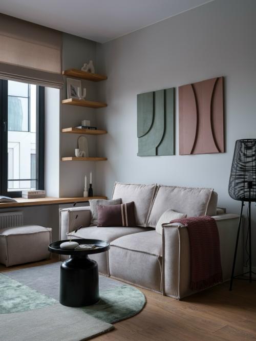 Интерьер 1-комнатной квартиры 39 м 2 в Москве. 05