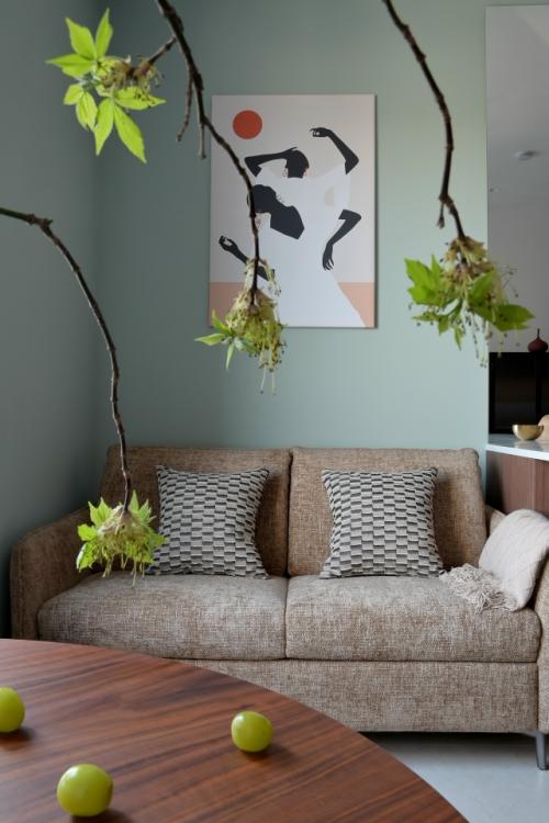 Интерьер однокомнатной квартиры 42 м 2 в ЖК Foriver в Москве. 03