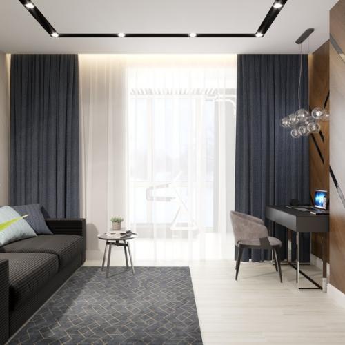 ЖК Манхэттан. Современный интерьер домашнего кабинета серьезные изменения претерпел. 02