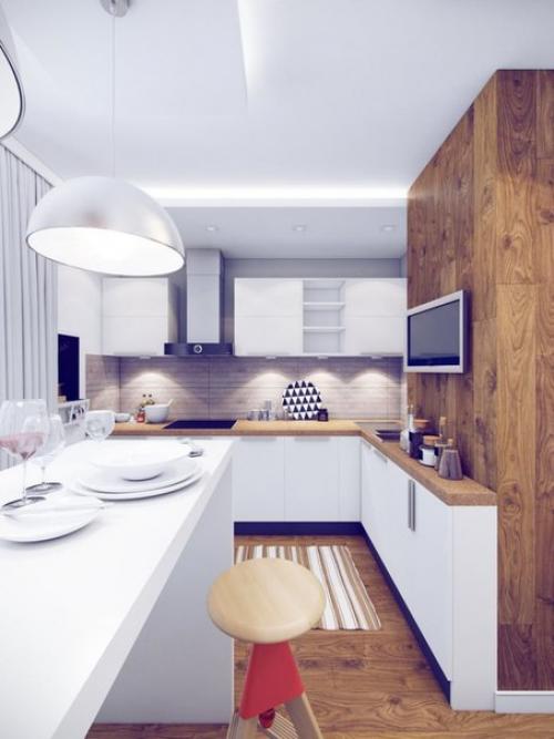 Современное оформление апартаментов 57 кв.