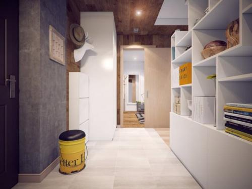 Современное оформление апартаментов 57 кв. 06