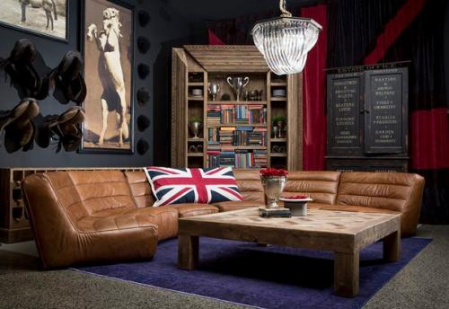 Английский стиль в интерьере гостиной.